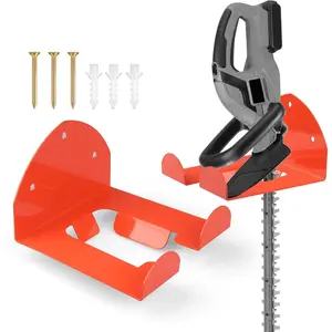 Weedeater Hanger,Trimmer Rack Heavy Duty Wall Mount for Weed Eater, Grass Trimmer, Hedge Trimmer – Garage Storage Organizer, Space-Saving Tool Holder