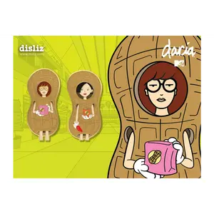 Disliz Officially Licensed Daria & Jane Peanuts Limited Edition Mystery 2-Pin Collectible Set | 1 in 20 Signed by Susie Lewis