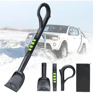 25.8'' Larger Ice Scrapers for  Windshield | Dang Near Indestructible Ice from Scrape Frost and Ice |3-in-1  Snow Shovel | Detachable Remover with  Grip for Small , , SUVs