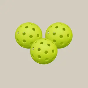 Green Pickleballs — Set of 3