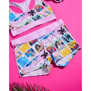 PSD Womens Barbie Malibu Boy Short Underwear - Comfortable, Breathable, Ultra-light Fabric PSD Womens Barbie Malibu Boy Short Underwear - Comfortable, Breathable, Ultra-light Fabric