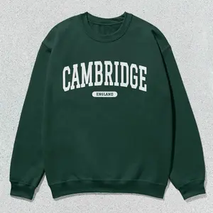 Cambridge Sweatshirt – Unisex Collegiate Crewneck, England University Style, UK Travel Gift