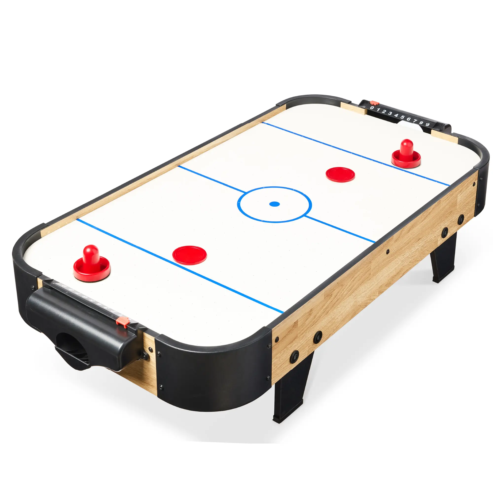 Best Choice Products 40in Air Hockey Arcade Table w/ 100V Motor, Electric Fan, 2 Strikers, 2 Pucks Best Choice Products 40in Air Hockey Arcade Table w/ 100V Motor, Electric Fan, 2 Strikers, 2 Pucks
