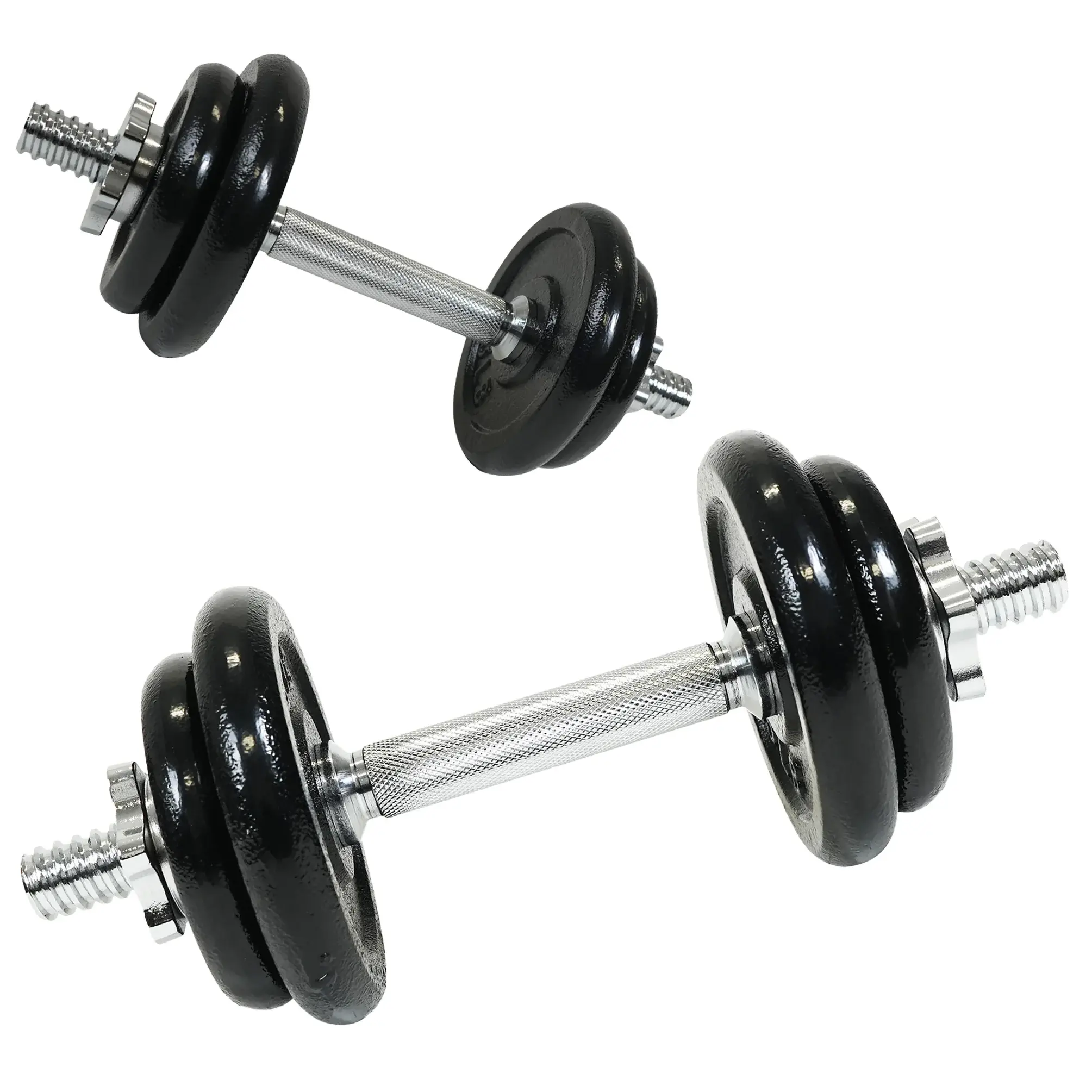 PRCTZ 40lb Adjustable Cast Iron Dumbbell Set