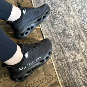 ALLSWIFIT Women's Slip On Walking Shoes Hands Free Non Slip Comfort Workout Gym Athletic Casual Breathable Running Tennis MoveSlide Fashion Sneakers