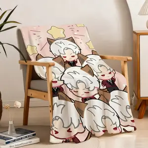 Cute Deepspace Blanket Throw Super Cosy Plush Living Sylus Room Love Sofa Couch Childish And Birthday Gifts