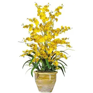 Nearly Natural Triple Dancing Lady Silk Flower Arrangement