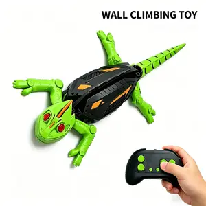 Wall Climbing RC Lizard Toy - Anti-Gravity Remote Control Gecko with LED Eyes,Wall Crawler Toy USB Rechargeable, Multi-Surface (Wall/Floor/Glass) for Kids Ages 6+TikTokMadeMeBuyIt stem tech