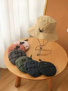 Outdoor Travel Waterproof Sun Bucket Hat with Portable Storage Bag, Quick-Dry Fishing Hats, UV Protection Hiking Hat for Men and Women