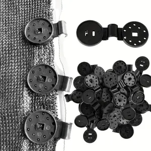 20/50/80pcs Shade Cloth Clips - Secure Your Sunshade Netting, Landscape Fabric & Anti Bird Netting!
