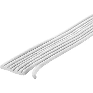 M-D Building Products Replaceable Caulk Cord Weatherseal: Quick and Effective Solution for Sealing Small Gaps, Cracks, and Protecting Against Drafts and Moisture (71505) (White) (30 ft)