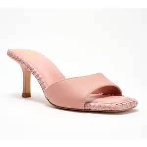 Vince Camuto Leather Heeled Mules Emmla