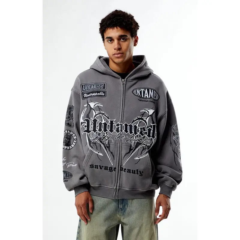 Pacsun Men's Untamed Full Zip Hoodie