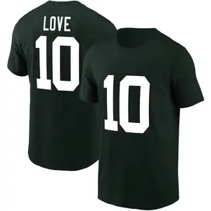#10 Green Bay Football Cotton T-Shirt Jersey gym  shirts
