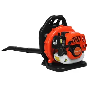 52CC Gas Backpack Snow Blower, 2-Stroke Engine 550CFM Commercial-Grade Dust Blower, Patio Cleaning Lawn Care Yard Work Landscaping Snow Removal Blower