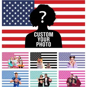 Custom American US Flag 3x5 Ft, Personalized Funny Flags Design Your Own Image Logo Photo Text Single/Double Sided Customized Flag Tapestry for Bedroom Room Dorm Concerts Outdoor Garden Decorchic design  room bedroom