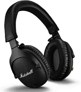 Refurbished - Marshall Monitor II Active Noise Canceling Over-Ear Bluetooth Headphone, Black