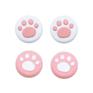 4pcs Cat Paw Thumb Stick Grip Cap Cover For PS4 / PS5 / Xbox / Switch 2 Controller Gamepad Joystick Case Accessories Game Console Accessories
