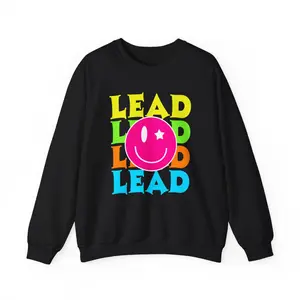 Neon Lead Sweatshirt | Leader Pullover | Sweatshirt for School Leadership | Administrator Gift | Gift for Admin | Lead Pullover