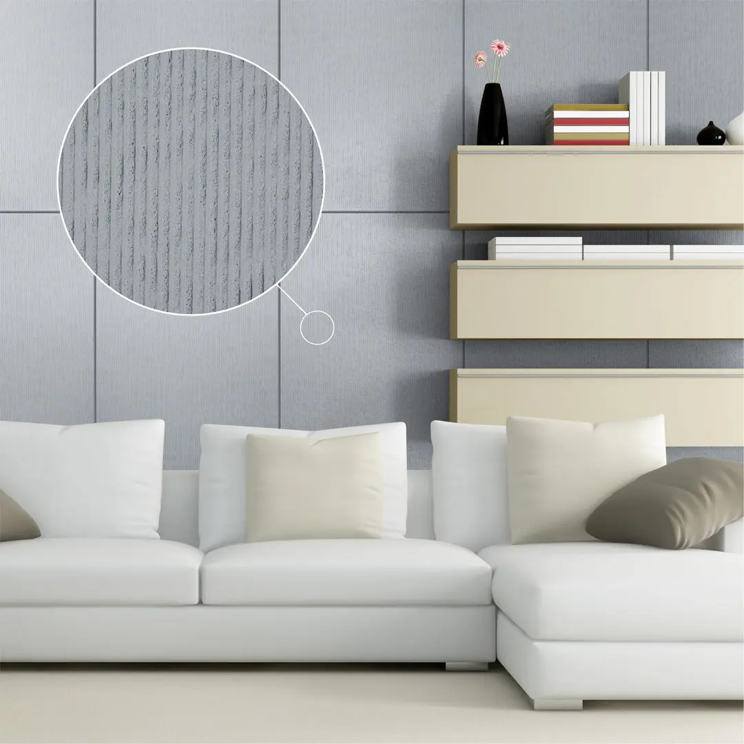 Gray Carved Sandstone Flexible Stone Veneer Wall Tiles Premium Natural Stone Cladding Sheets for Interior & Exterior Walls | Lightweight Bendable Decorative Wall Panels | Luxury Textured Feature Wall Design