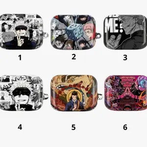 Jujutsu Kaisen AirPods Case, Gojo Satoru Airpods Case for all Airpods Gen 1 2 3 4 & Pro 1, 2, 3 Aesthetic AirPods Case Cover Protective