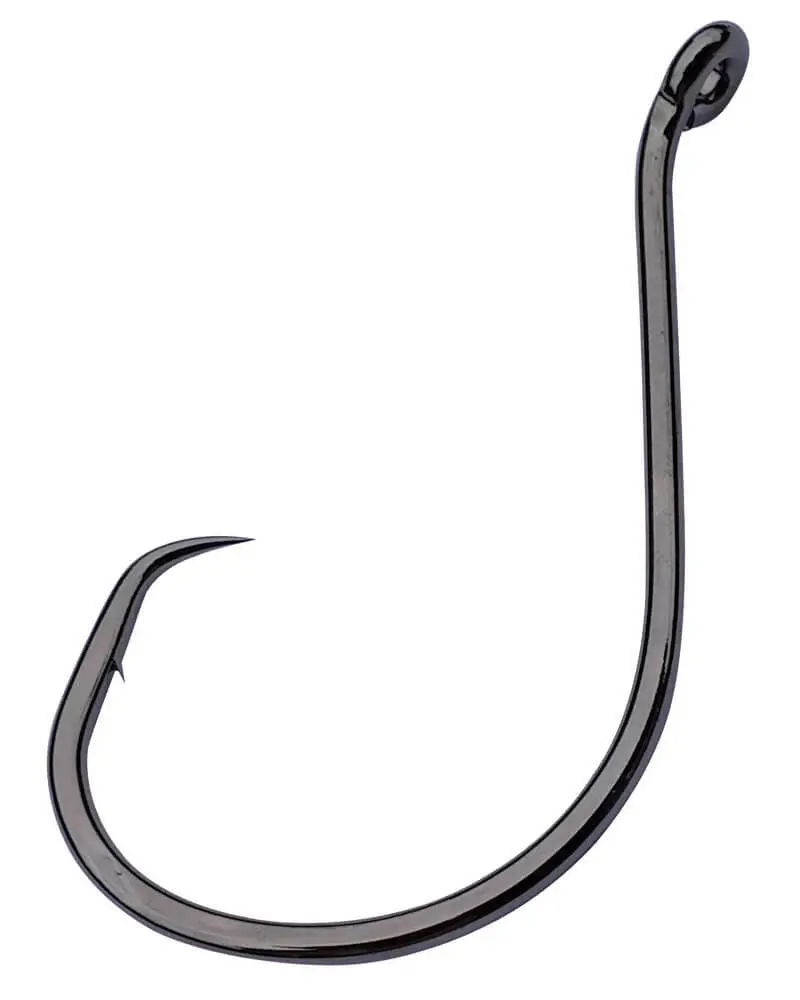 2X Strong Forged Steel Circle Hooks for Big Catfish, Offset Up-Eye Design, 1/0 Through 12/0 Multi-Size Pack, Offset Point, Precision Sharpened Hook, Penetrates Quickly, Plenty of Power, Up Eye So Snelling Is Fast