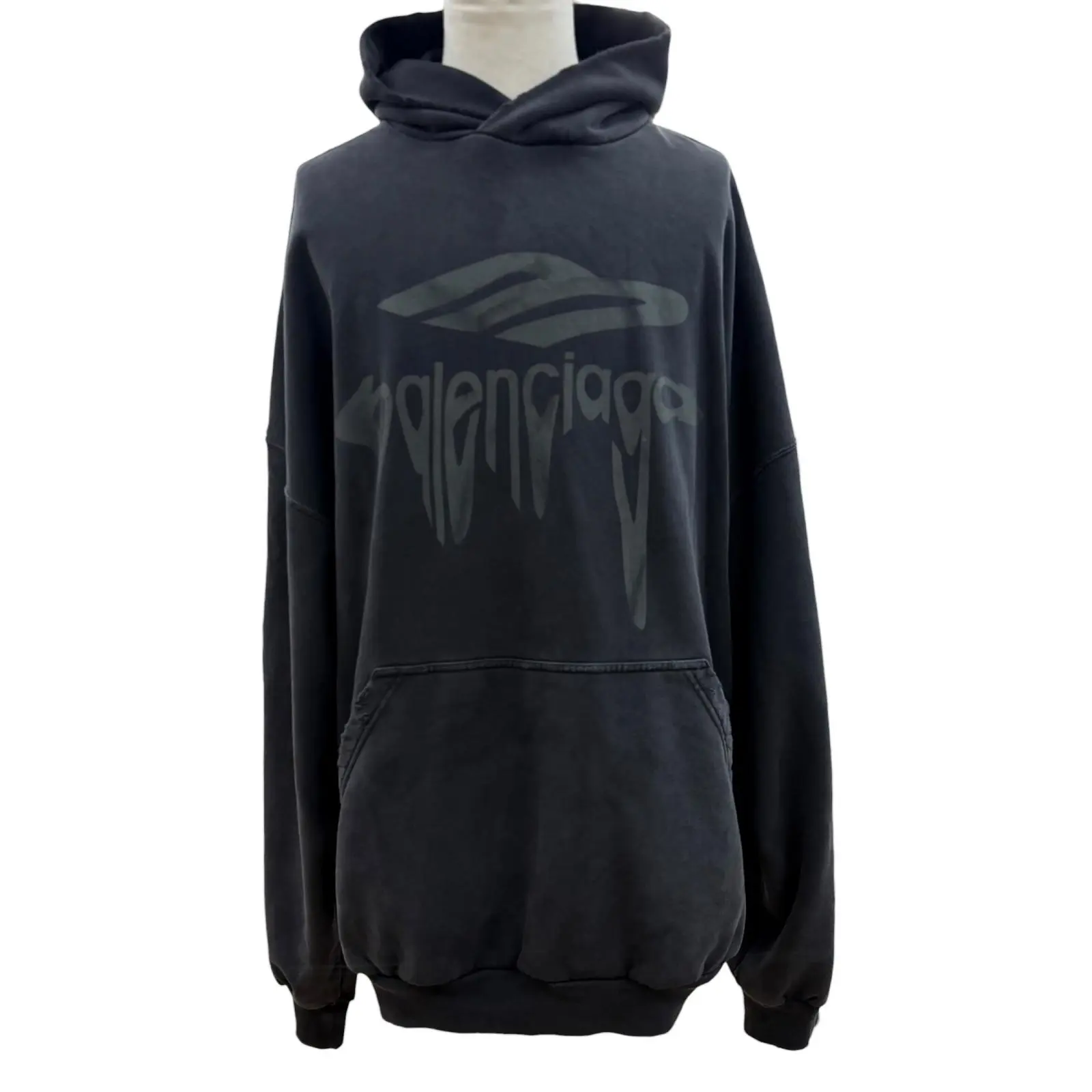 Pre-owned Balenciaga Cotton Small Leather Goods Hoodie