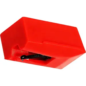 ATN95E Replacement Stylus Needle for AT95E Cartridge, Compatible with AT93 AT3400 AT3450 Turntables(Red)