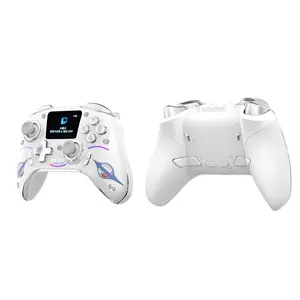 Gamepad Smart Interactive Screen PC Switch/PS4/ Wireless PS5 Controller with Touchpad ergonomic grip Turbo Set clear hdmi output dual vibration drift motor charging dock gaming clip