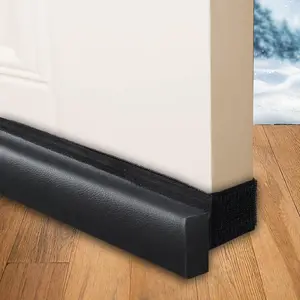 Door Draft Stopper for Bottom of Door Window Cover 2" Distance The Door Cuttable 31" No Draft Blocker Noise Excluder Seal Insulation Front Door