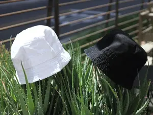 Reversible Hawaiian Floral Bucket Hat: 100% Cotton