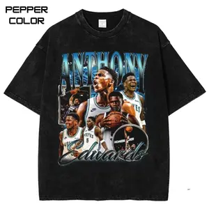 Vintage Anthony Edwards T-shirt, Basketball 90's Graphic Tee, Game Day Shirt, Unisex Streetwear Tee, cotton crewneck shirt,Trending, All Size, Gift Basketball fans