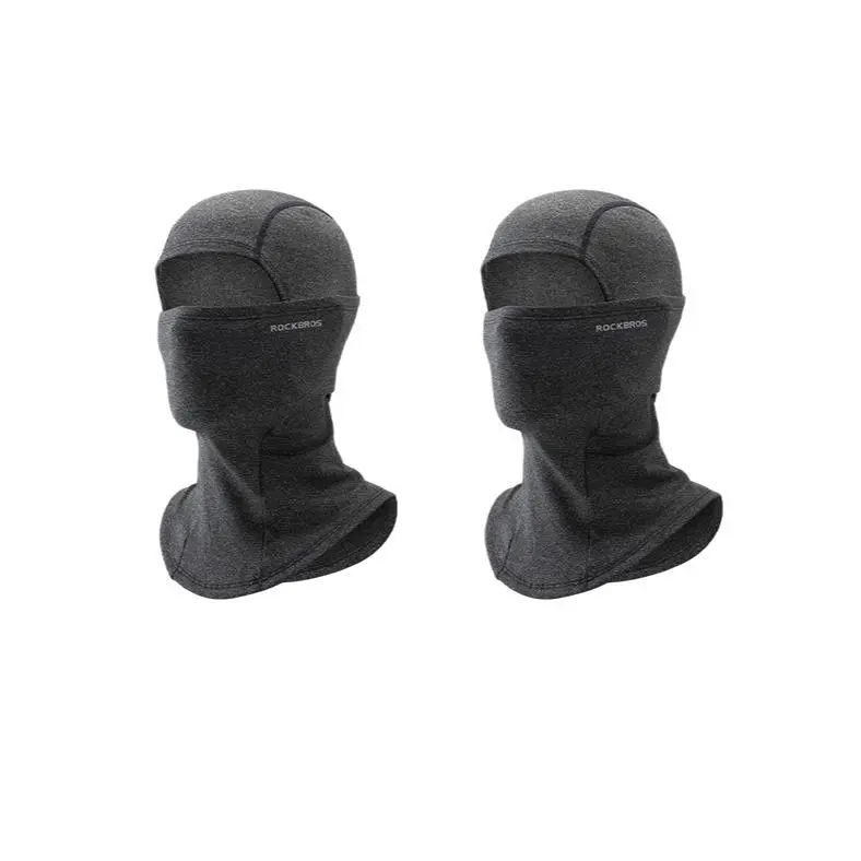 ROCKBROS 2 Pack Thermal Balaclava, Windproof Outdoor Sports Mask & Ski Hood for Men & Women, Helmet Compatible Full Face Coverage