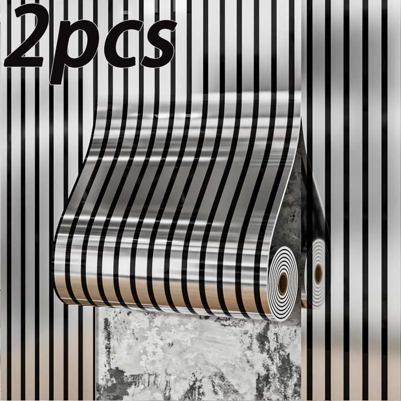 Thick Vintage Retro 3D Glossy Decorative Mirror Self-Stick Wallpaper, Easy Peel & Stick, Removable Waterproof Wall Sticker, Wall Decal, Sticker Decorations, Interior Stickers for Living Room Kitchen Bedroom