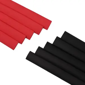 20 Ft 3/16" Black&Red Dual Wall Heat Shrink Tubing 3:1, No Wrinkle Electrical Shrink Tube for Wires,Marine Grade with Adhesive Lined Waterproof