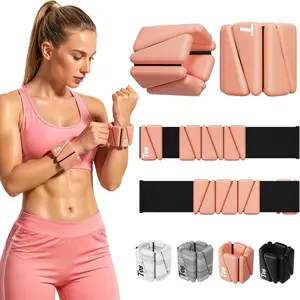 Wrist & Ankle Weights for Women Men, Wearable Wrist Weights Set of 2(1Lbs Each), Adjustable Arm  Bracelet Weights for Strength , Aerobics, Barre, Suit for  Outdoor Workout