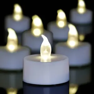 100 Pack LED Tea Lights Bulk, 200+ Hours Long Lasting Battery Operated Flameless Candles for Wedding Centerpieces, Proposal Decorations, Valentine's Day & Event Decor (Warm White)