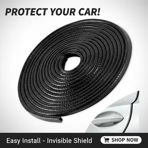 16.4Ft Rubber Car Door Edge Guard – No Glue Scratch Protection Strip for Car, Truck, SUV & ATV