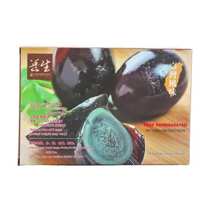 LAM SHENG KEE Preserved Century Eggs - Traditional Taiwanese Flavor, 6-Piece Pack (360g) - Authentic Salty & Umami Taste, Perfect for Appetizers & Cooking