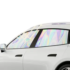 Magnetic Car Sunshade with Laser Cut Design, Full Coverage UV Protection, Universal Fit Auto Accessories for All Seasons