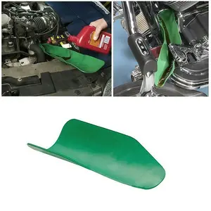Flexible Oil Funnel, Foldable Form a Funnel, Reusable FlexFunnels for Automotive Use, 14.6 x 6.7 Inch Spill-Free OilChange Tools for Most Cars, Trucks, Motorcycles-MM1