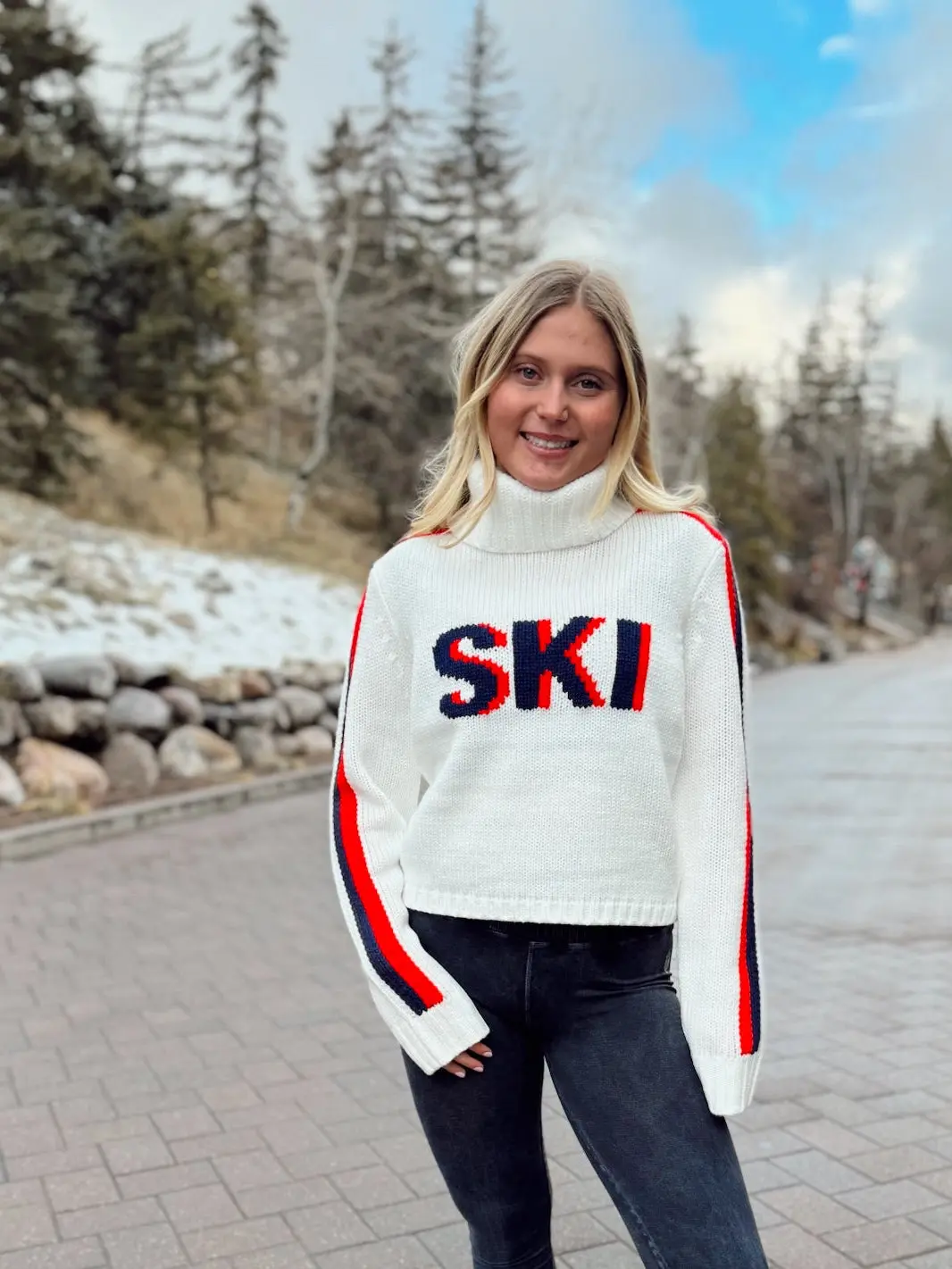 Ellsworth & Ivey Jade Turtleneck SKI Sweater