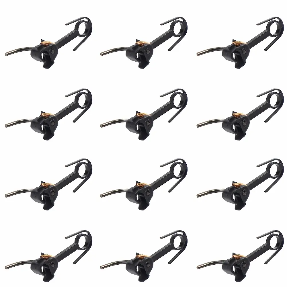 12pcs HO Scale 1:87 Knuckle Couplers with Spring Coupling Hooks