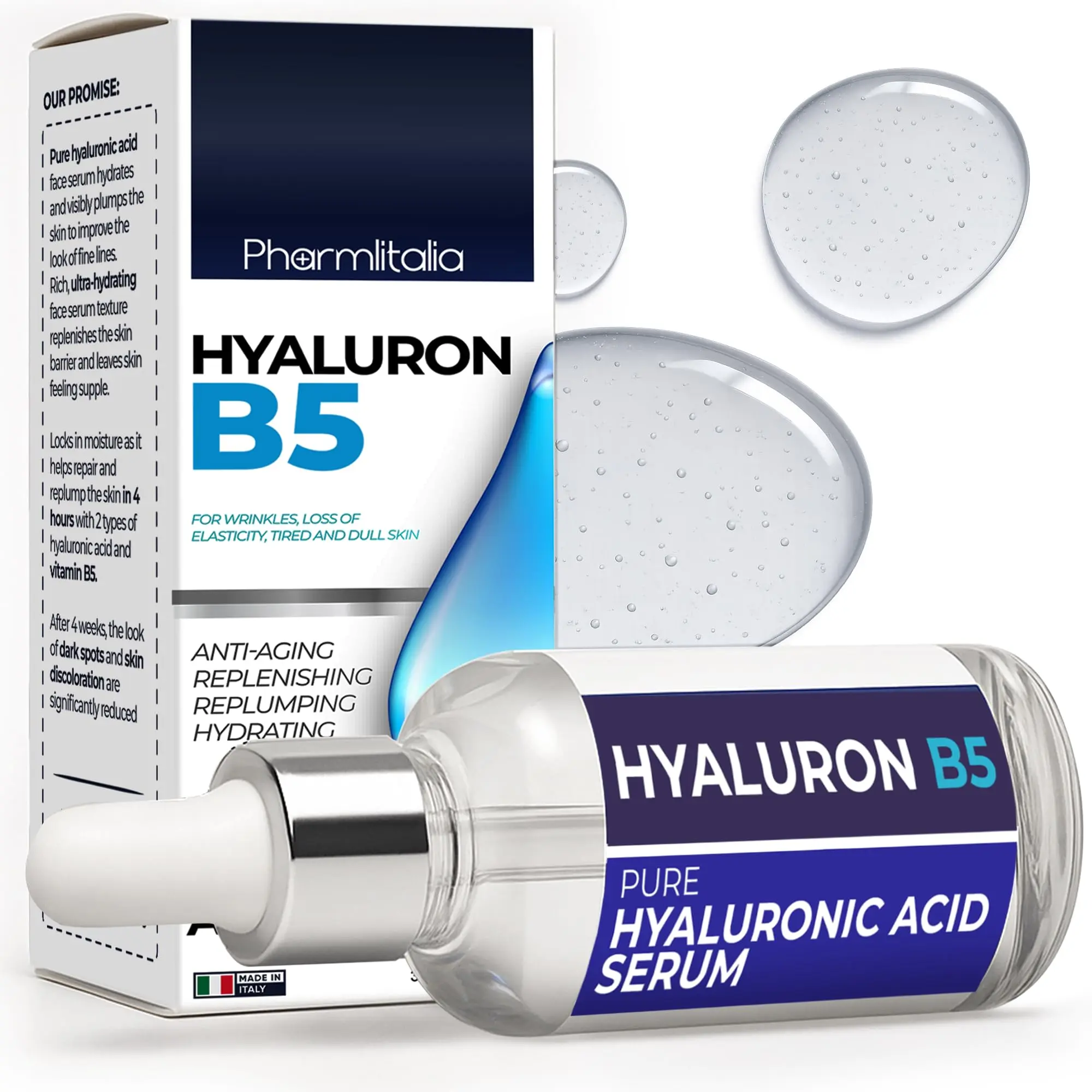 Anti Wrinkle Matrixyl 3000 Hyaluronic Acid Serum for Face | Collagen Serum | Anti-Aging & Hydrating for Deep Wrinkle Repair | Face Tightening & Firming Serum for Fine Lines & Forehead Wrinkles