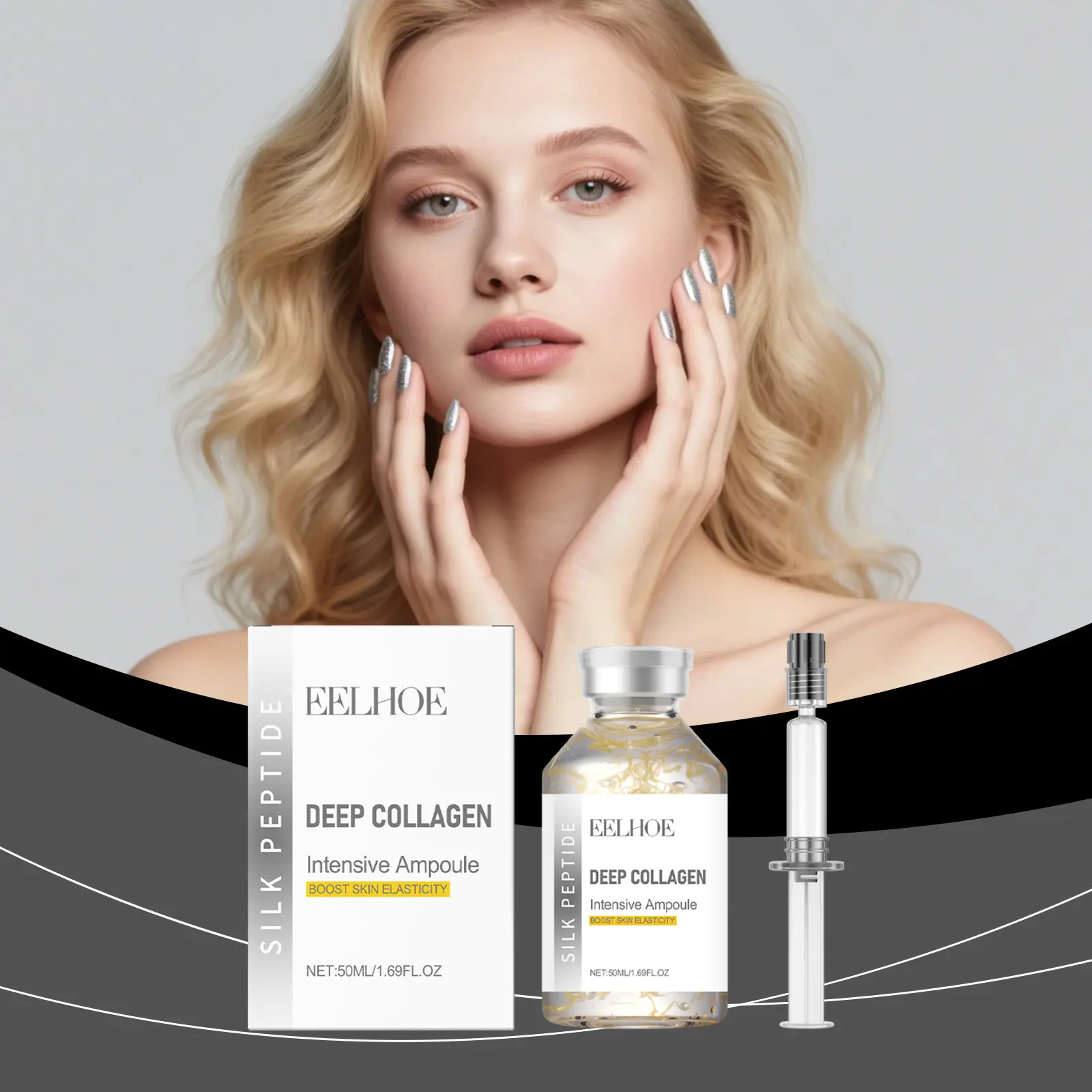 【Limited Time】EELHOE ampoule essence gently protects the facial contour, improves the skin texture, and makes the skin delicate, flexible, and shiny