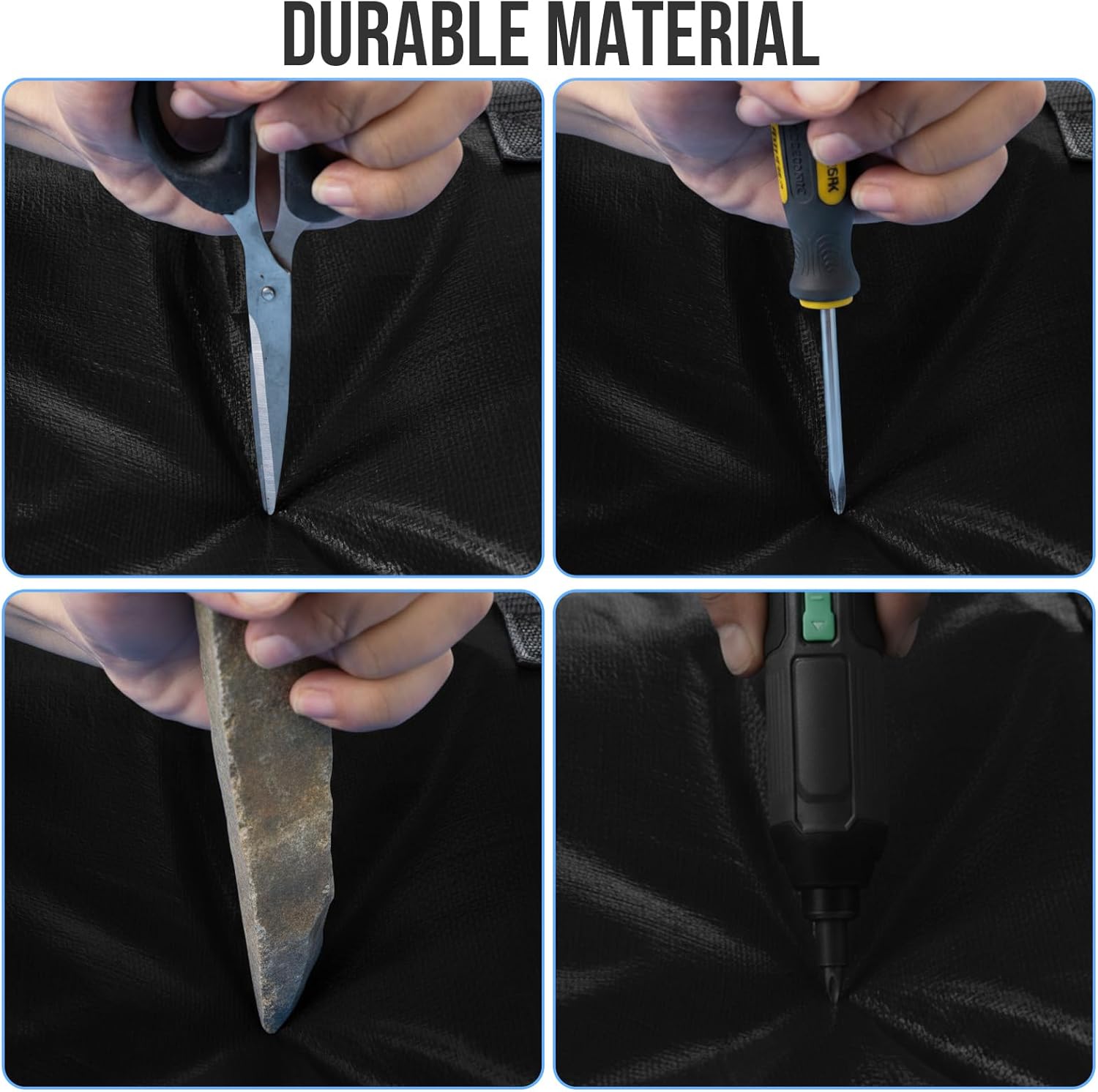 Extra Large Moving Bags, 4 Pack Black Heavy Duty Totes For Storage with Visible Window, Wrap Around Handles, Storage Bags for Space Saving, Alternative to Moving Boxes