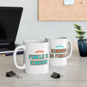 Finkle is Einhorn DUAL-SIDED Ceramic Mug - Ace Ventura 90's Movie Inspired, Dual-Sided, High-Quality Material, 11oz Size funny gift