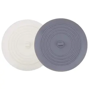Silicone Sink Stopper & Drain Cover, Suction Cup Anti-Odor Water Blocker, Pressure-Resistant Accessory for Bathroom Bathtub Drain