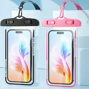 Waterproof Phone Case Set, Touchscreen Sealed, Ideal for Swimming, Beach, Underwater Photography, Dustproof, Shockproof, Rainproof, Floatable, Portable