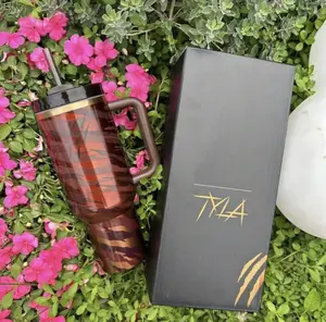 Stan Limited Edition Holiday X LOVESHACKFANCY 40oz H2.0 Tumblerwith Handle, Double Walled Vacuum Insulate  d Stainless SteelWater Bottle for Outdoor Camping Mug Cup Drinkware Portable Lid Reusable Washable Flasks  Bottled